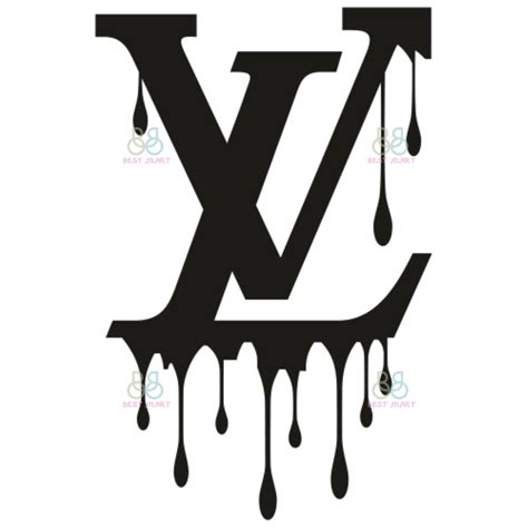 louis vuitton dripping logo